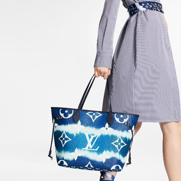 Louis Vuitton Escale Neverfull MM Bleu