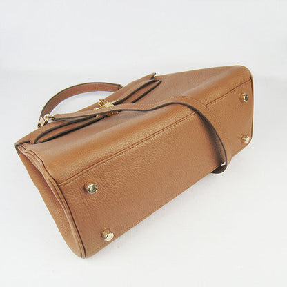 Hermes Kelly 32cm Togo Leather 6108 Light Coffee Golden