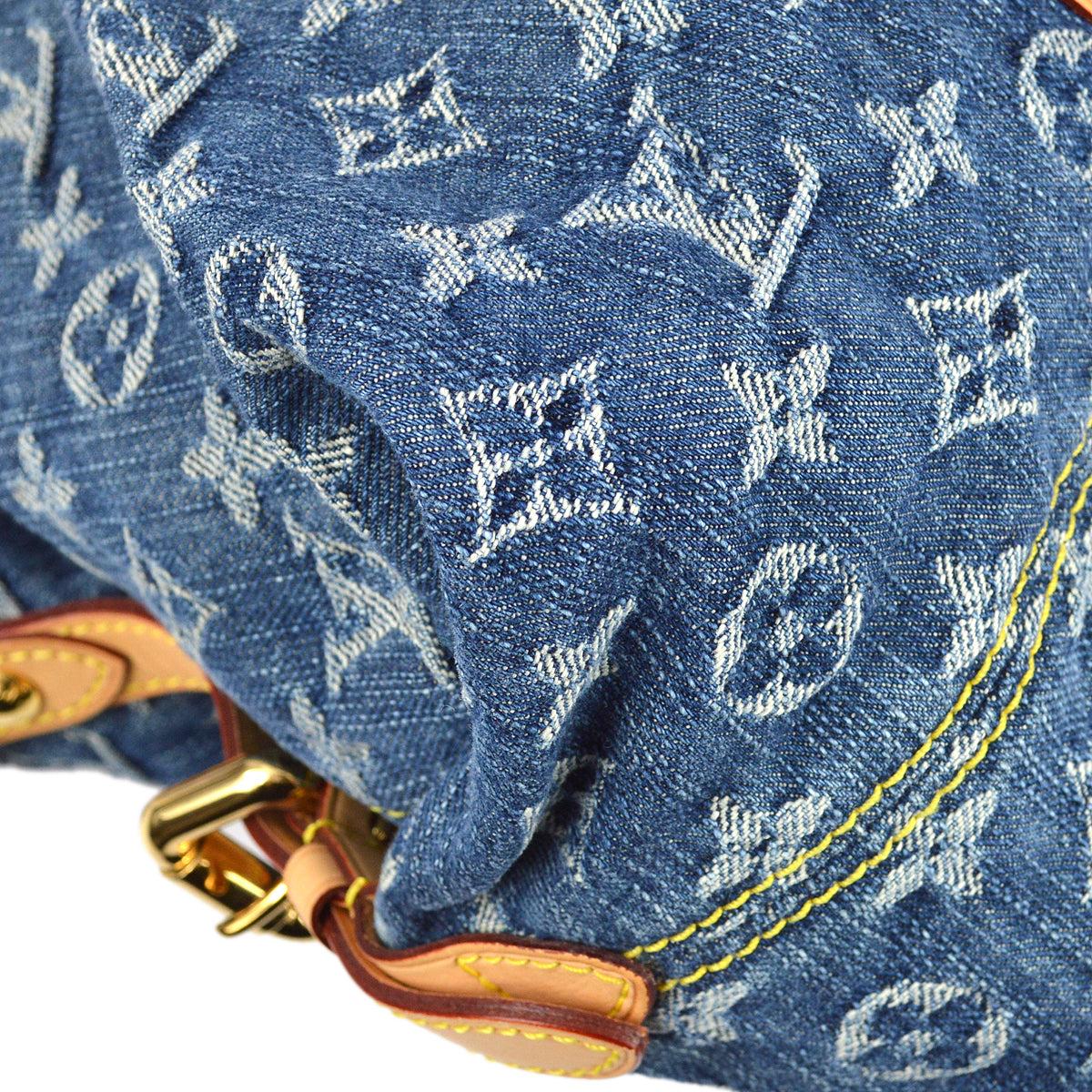 Louis Vuitton 2007 Monogram Denim Neo Cabby MM M95349