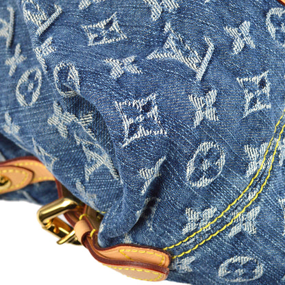 Louis Vuitton 2007 Monogram Denim Neo Cabby MM M95349