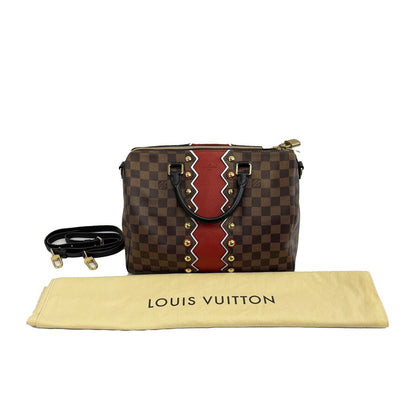 Louis Vuitton  - LV Damier Ebene Karakoram Speedy Bandouliere 30 w/ Strap