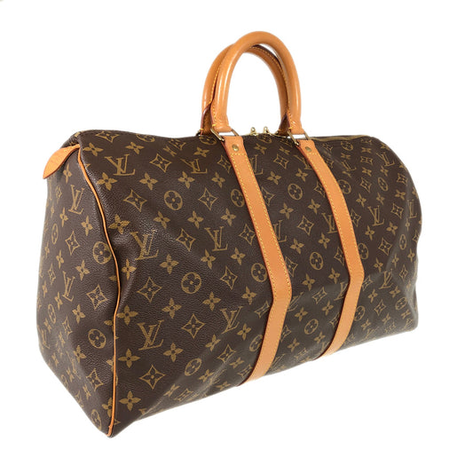 Louis Vuitton  Monogram Keepall 45 M41428 Boston Bag