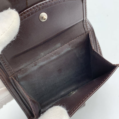 Louis Vuitton  Brown Epi Leather Compact Wallet Coin Purse