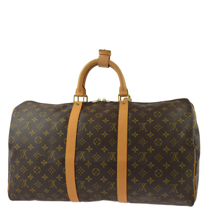 Louis Vuitton 1996 Monogram Keepall 50 Duffle Travel Handbag M41426