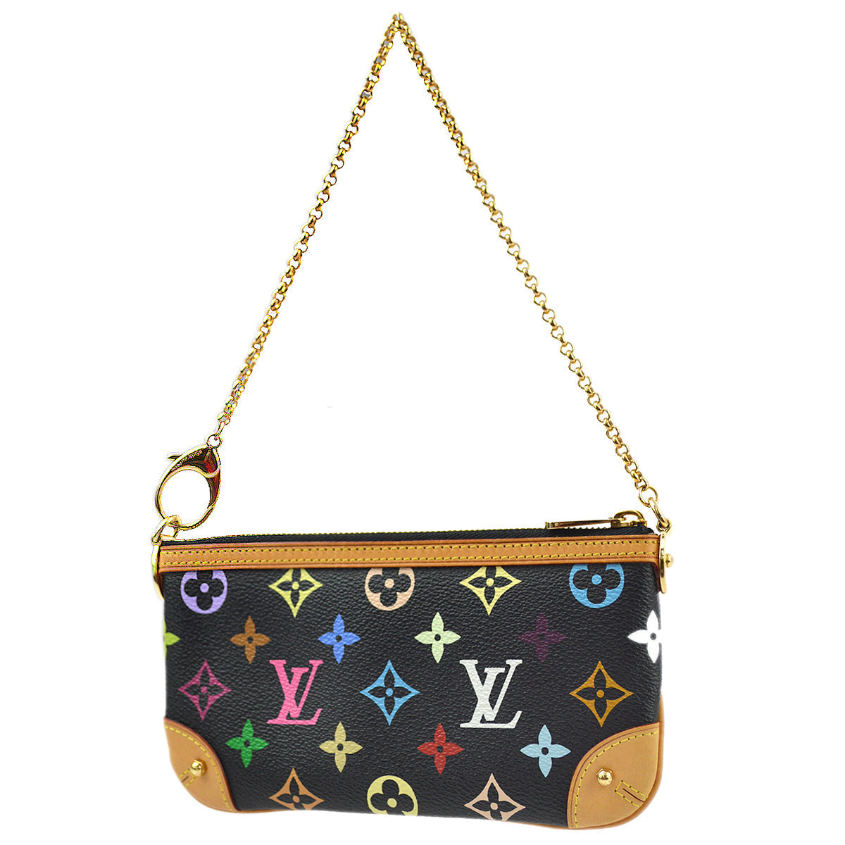 Louis Vuitton 2009 Pochette Milla MM Multicolor M60097