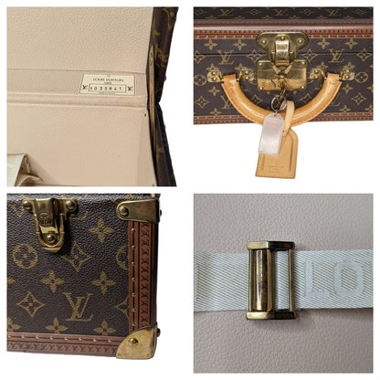 Louis Vuitton Monogram Alzer 60 Trunk Luggage