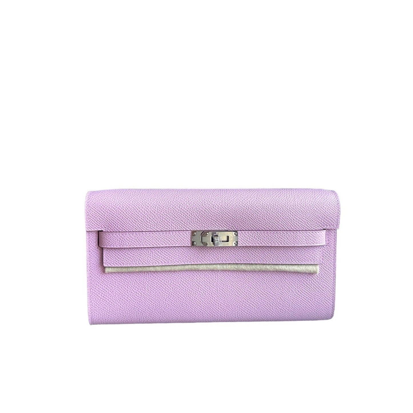 Hermes Kelly to go mauve sylvestre PHW