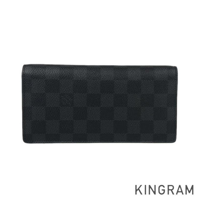 Louis Vuitton  Damier Graphite Portefeuille Brazza N62665 Long wallet bifold