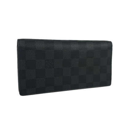 Louis Vuitton  Damier Graphite Portefeuille Brazza N62665 Long wallet bifold