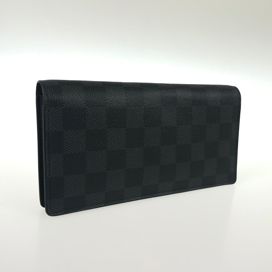 Louis Vuitton  Damier Graphite Portefeuille Brazza N62665 Long wallet bifold