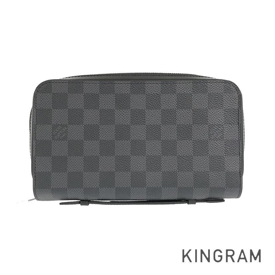 Louis Vuitton  Damier Graphite Zippy XL N41503 Wallet Bag