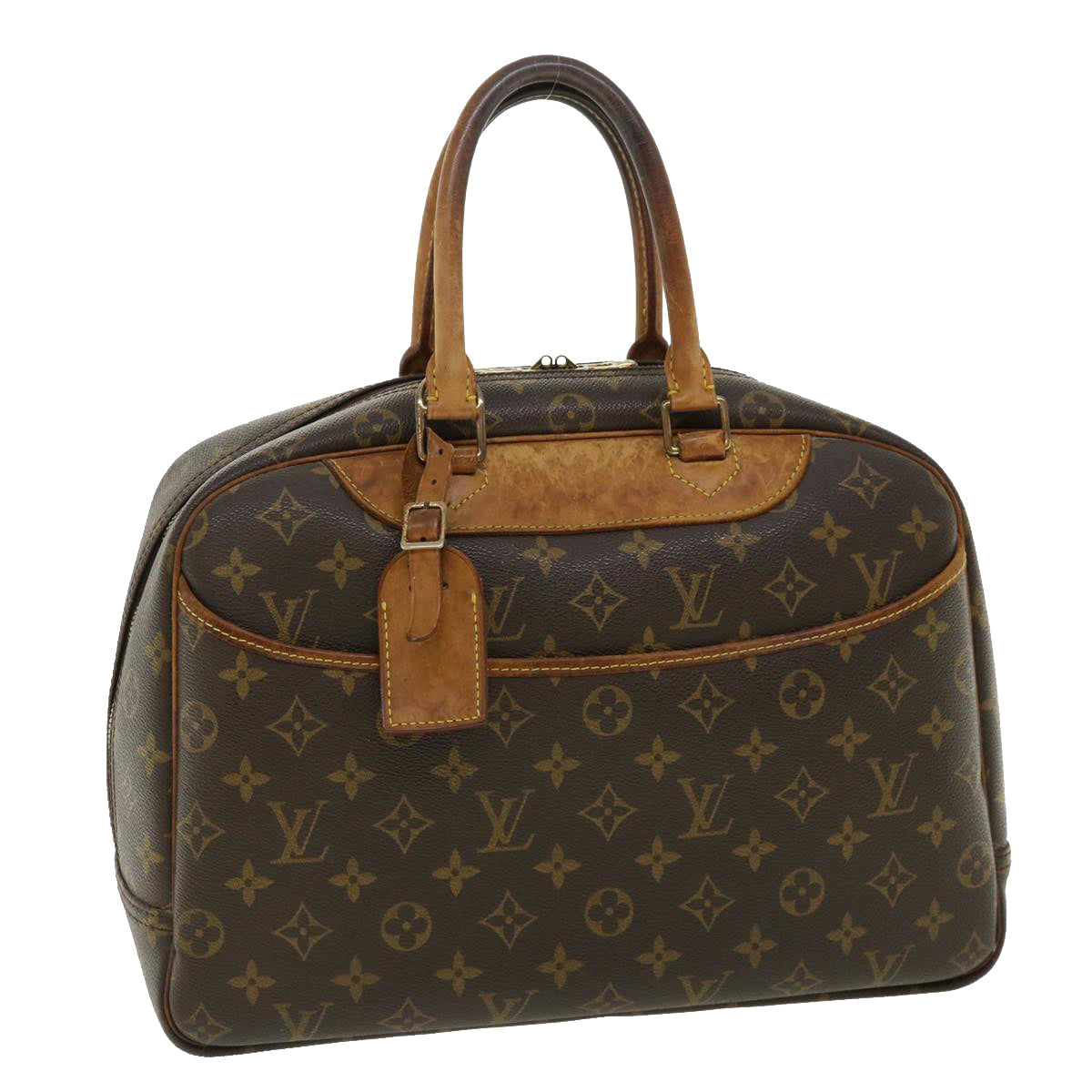 Louis Vuitton  Monogram Deauville Hand Bag M47270 LV Auth fm1876