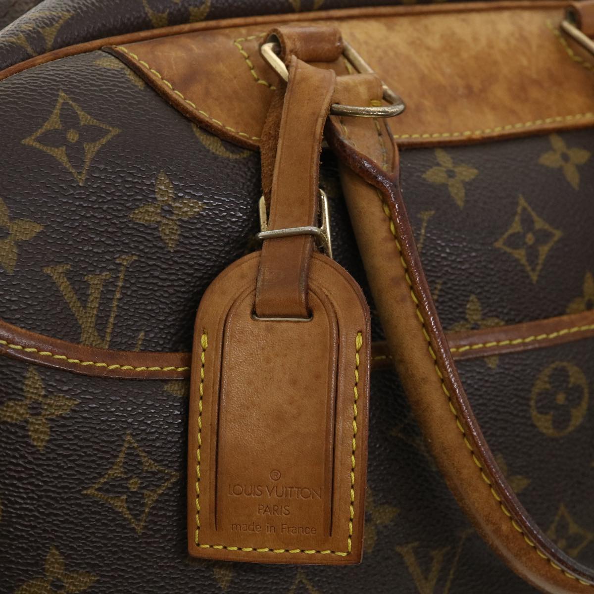 Louis Vuitton  Monogram Deauville Hand Bag M47270 LV Auth fm1876