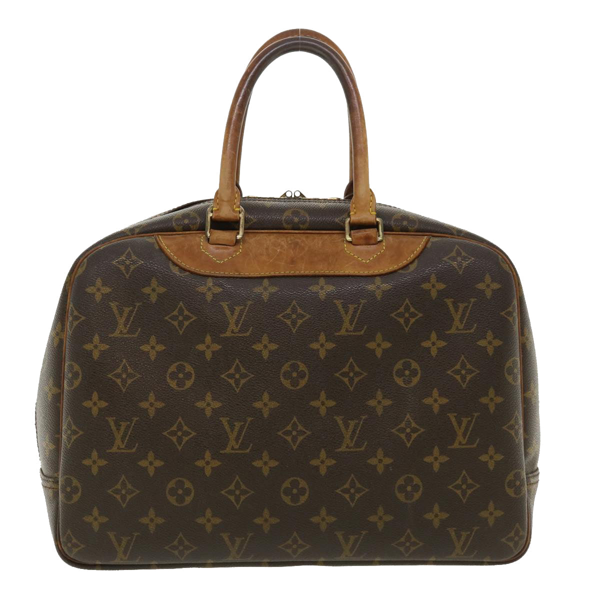 Louis Vuitton  Monogram Deauville Hand Bag M47270 LV Auth fm1876