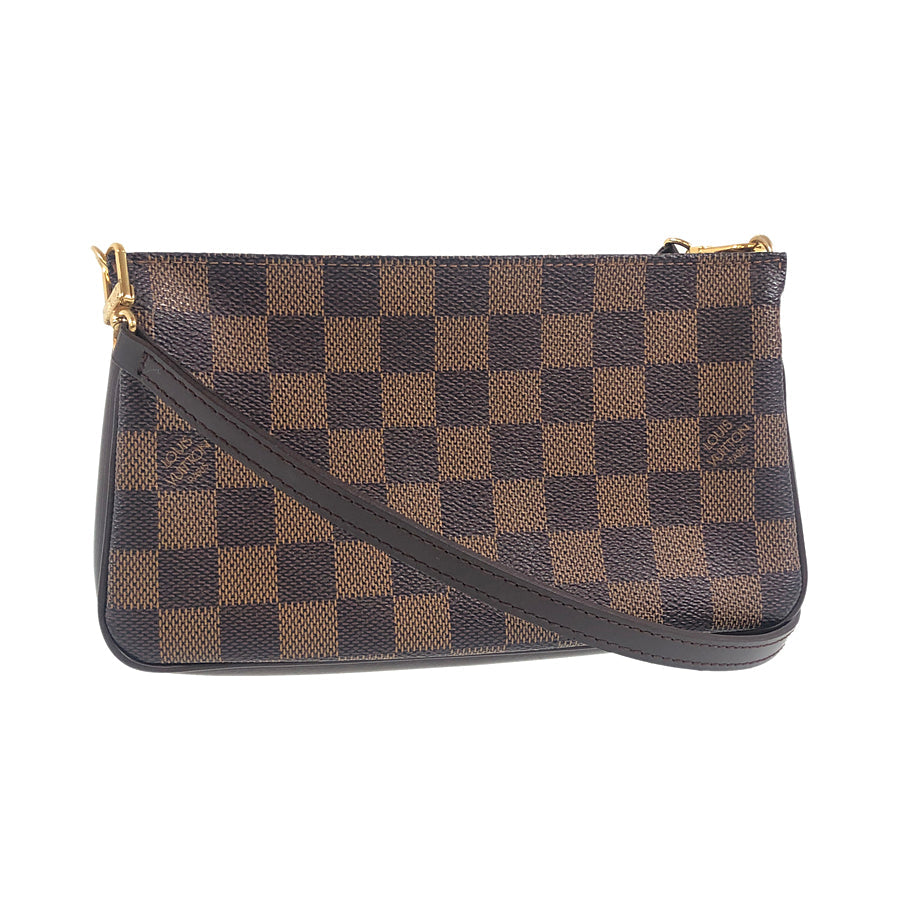 Louis Vuitton  Attached strap missing item Optional shoulder strap included Pouch