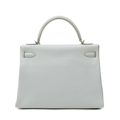 Hermes Kelly 32cm Gris Perle Togo w/ Palladium Hardware