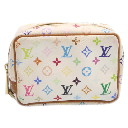 Louis Vuitton  Monogram Multicolor Trousse Wapity Pouch White M58033 Auth am1686g