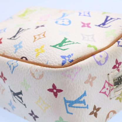 Louis Vuitton  Monogram Multicolor Trousse Wapity Pouch White M58033 Auth am1686g