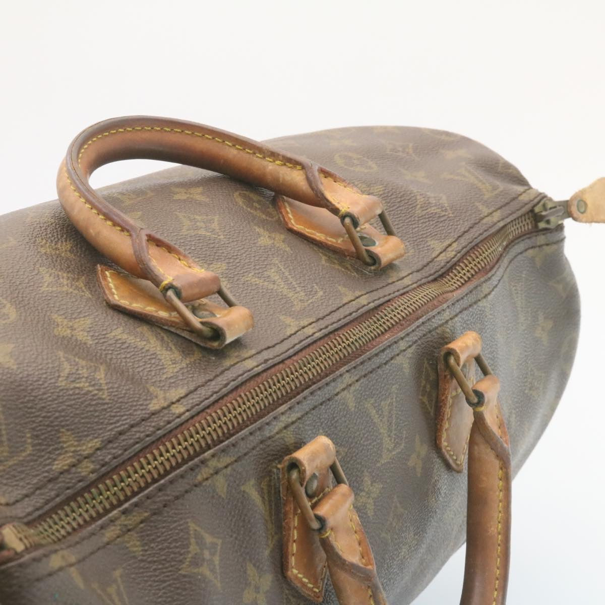 Louis Vuitton  Monogram Speedy 40 Hand Bag M41522 LV Auth am2037g