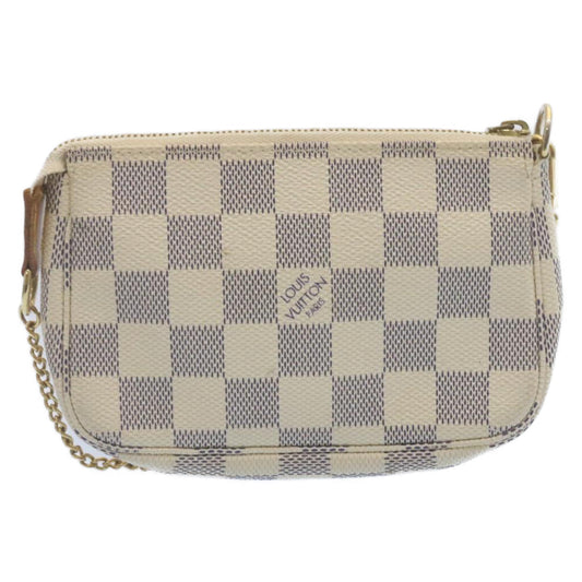 Louis Vuitton  Damier Azur Mini Pochette Accessoires Pouch N58010 LV Auth am2224g