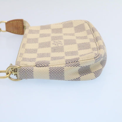 Louis Vuitton  Damier Azur Mini Pochette Accessoires Pouch N58010 LV Auth am2224g