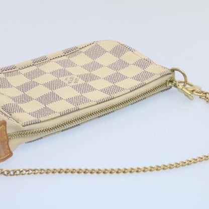 Louis Vuitton  Damier Azur Mini Pochette Accessoires Pouch N58010 LV Auth am2224g