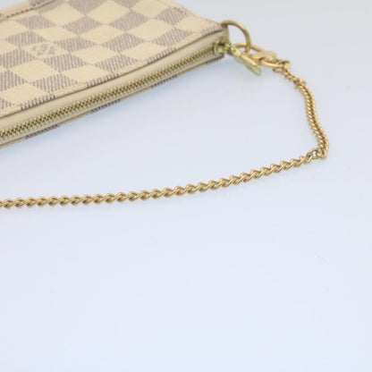 Louis Vuitton  Damier Azur Mini Pochette Accessoires Pouch N58010 LV Auth am2224g