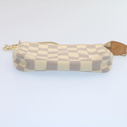 Louis Vuitton  Damier Azur Mini Pochette Accessoires Pouch N58010 LV Auth am2224g