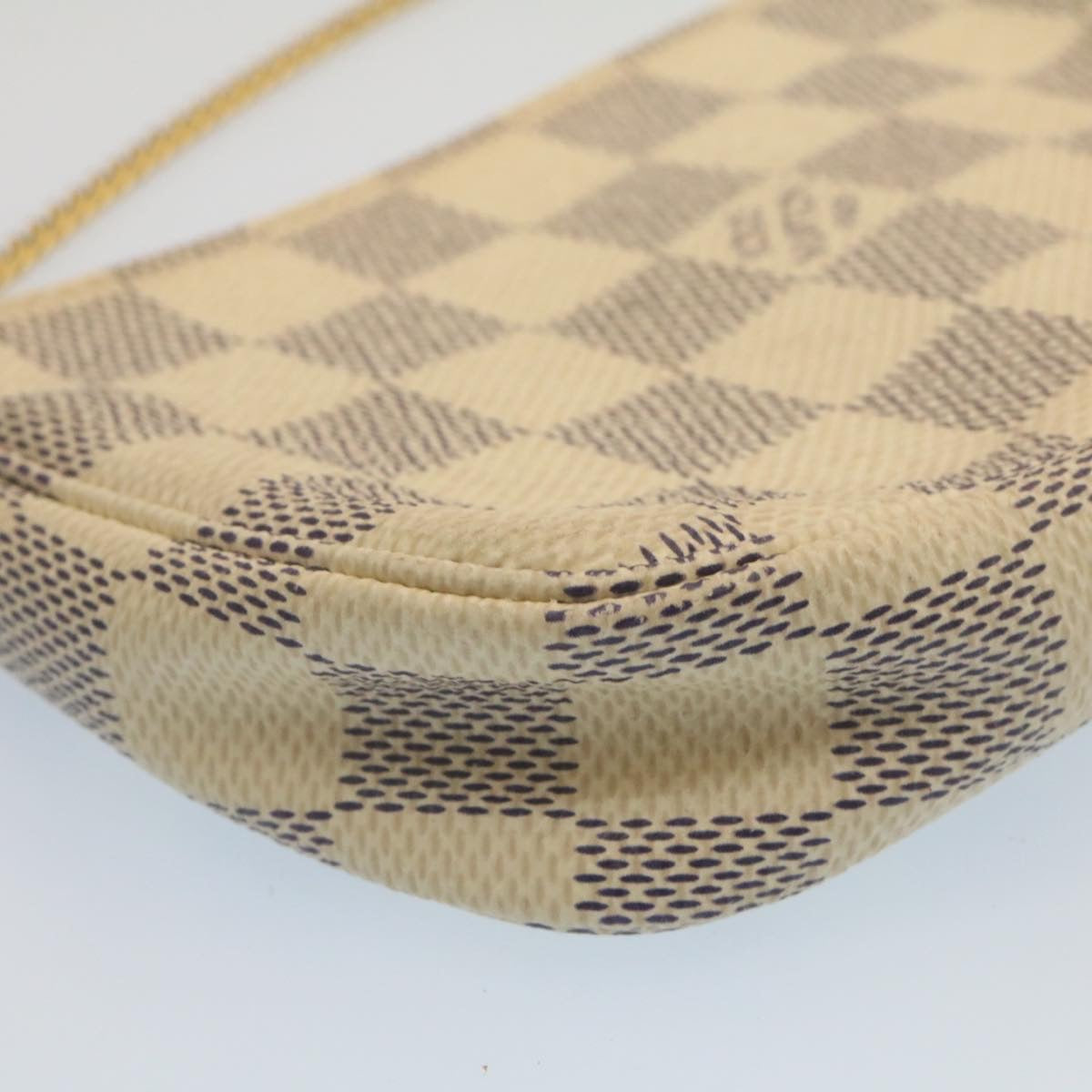 Louis Vuitton  Damier Azur Mini Pochette Accessoires Pouch N58010 LV Auth am2224g