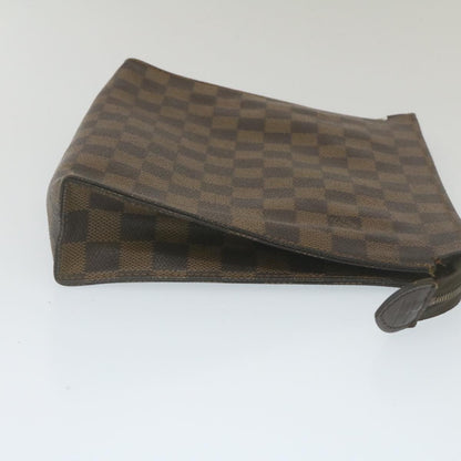 Louis Vuitton  Damier Ebene Poche Toilette 26 Pouch N47543 LV Auth am2290g