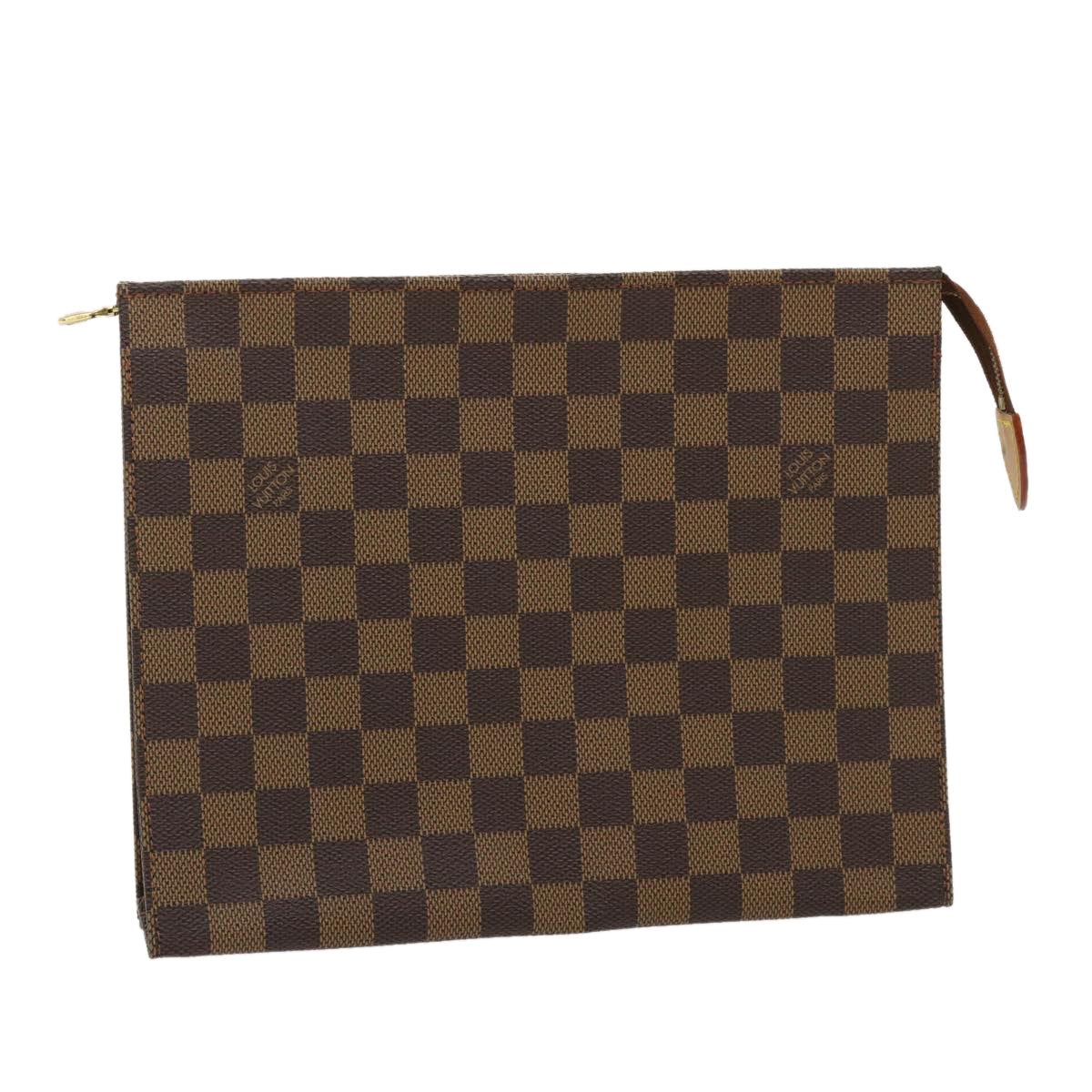 Louis Vuitton  Damier Ebene Poche Toilette 26 Pouch N47543 LV Auth am2487g