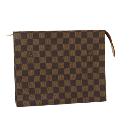 Louis Vuitton  Damier Ebene Poche Toilette 26 Pouch N47543 LV Auth am2487g