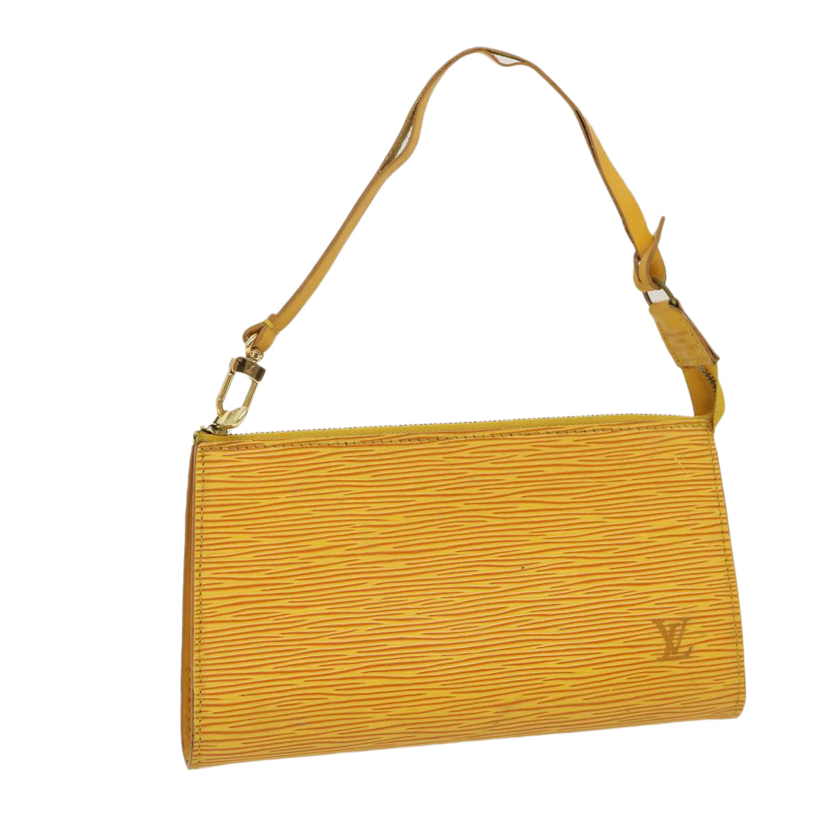 Louis Vuitton  Epi Pochette Accessoires Pouch Yellow M52989 LV Auth am2512g