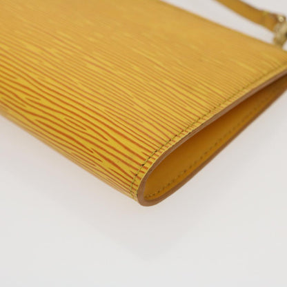 Louis Vuitton  Epi Pochette Accessoires Pouch Yellow M52989 LV Auth am2512g