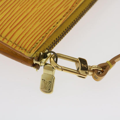 Louis Vuitton  Epi Pochette Accessoires Pouch Yellow M52989 LV Auth am2512g