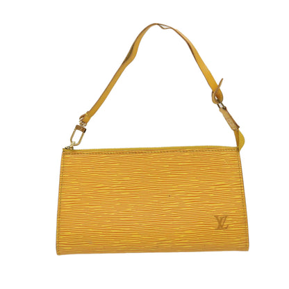 Louis Vuitton  Epi Pochette Accessoires Pouch Yellow M52989 LV Auth am2512g