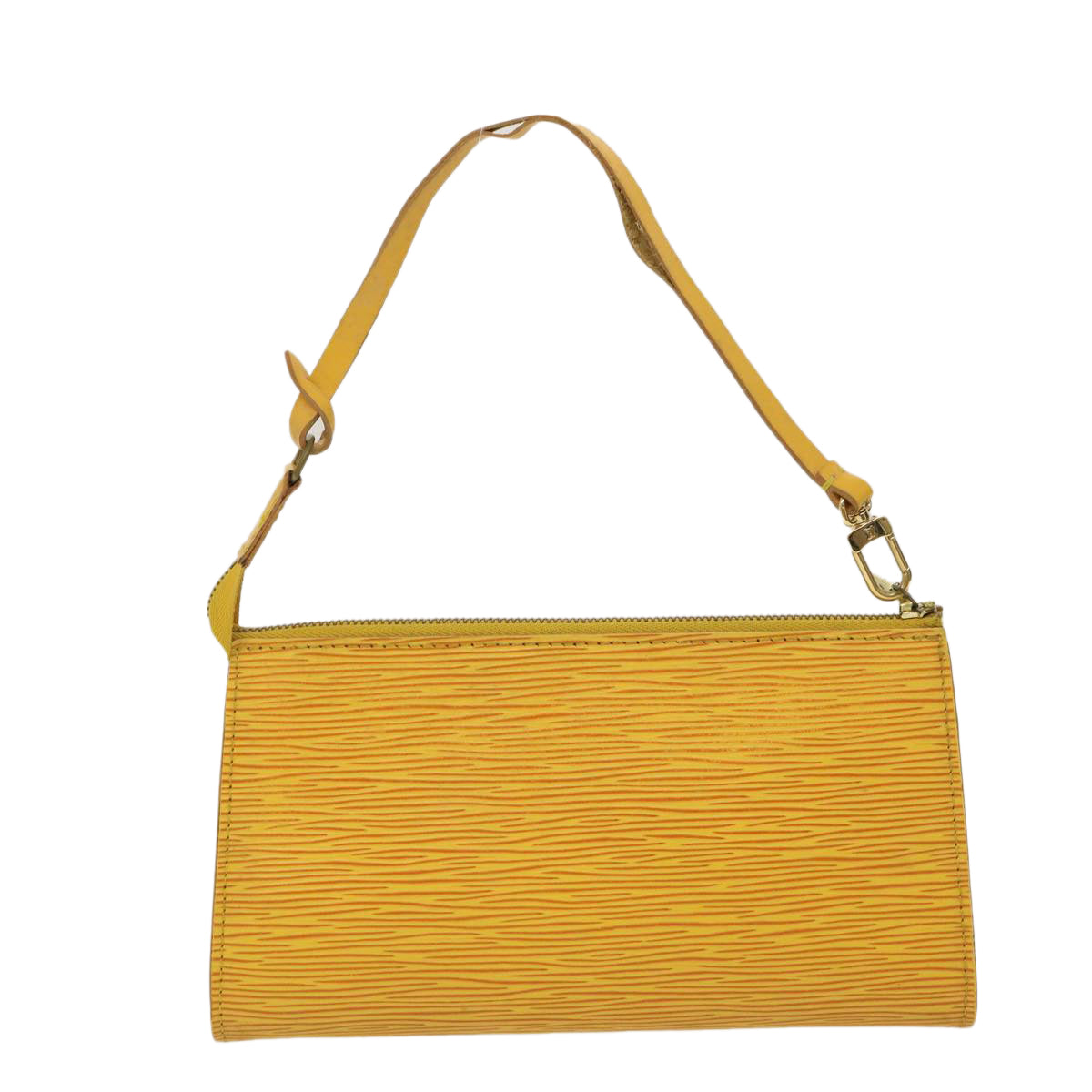 Louis Vuitton  Epi Pochette Accessoires Pouch Yellow M52989 LV Auth am2512g