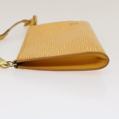 Louis Vuitton  Epi Pochette Accessoires Pouch Yellow M52989 LV Auth am2512g