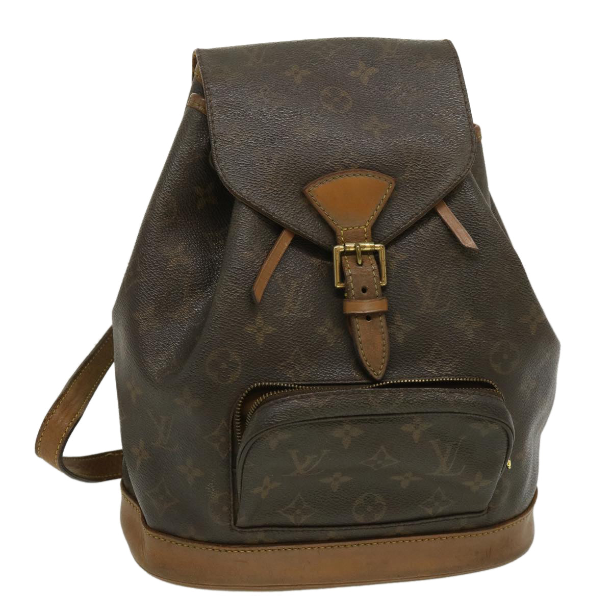 Louis Vuitton  Monogram Montsouris MM Backpack M51136 LV Auth am2571g