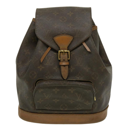 Louis Vuitton  Monogram Montsouris MM Backpack M51136 LV Auth am2571g