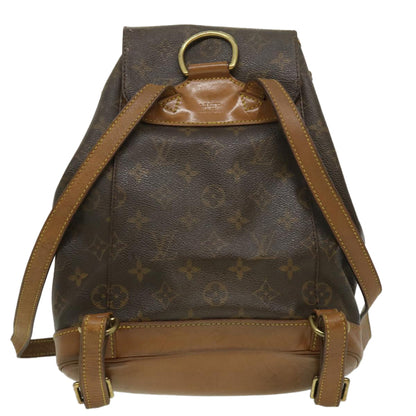 Louis Vuitton  Monogram Montsouris MM Backpack M51136 LV Auth am2571g