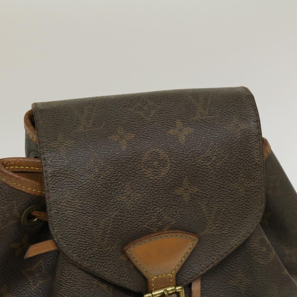 Louis Vuitton  Monogram Montsouris MM Backpack M51136 LV Auth am2571g