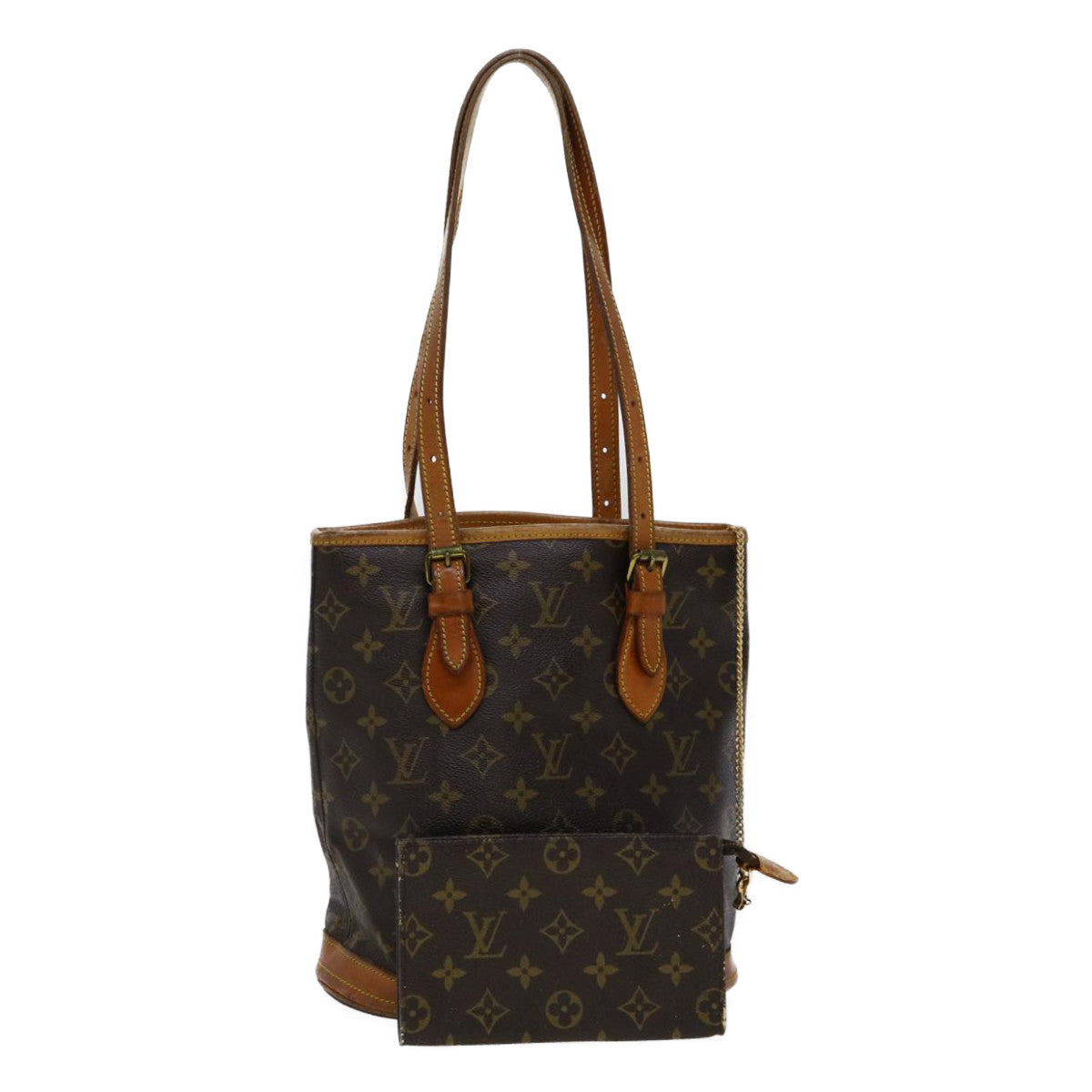 Louis Vuitton  Monogram Bucket PM Shoulder Bag M42238 LV Auth am2619g