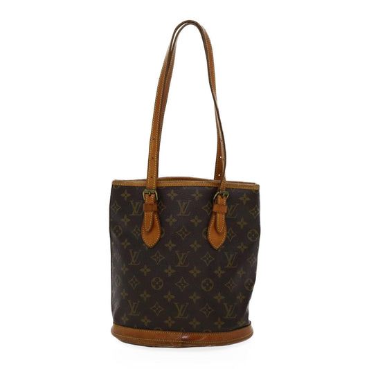 Louis Vuitton  Monogram Bucket PM Shoulder Bag M42238 LV Auth am2619g