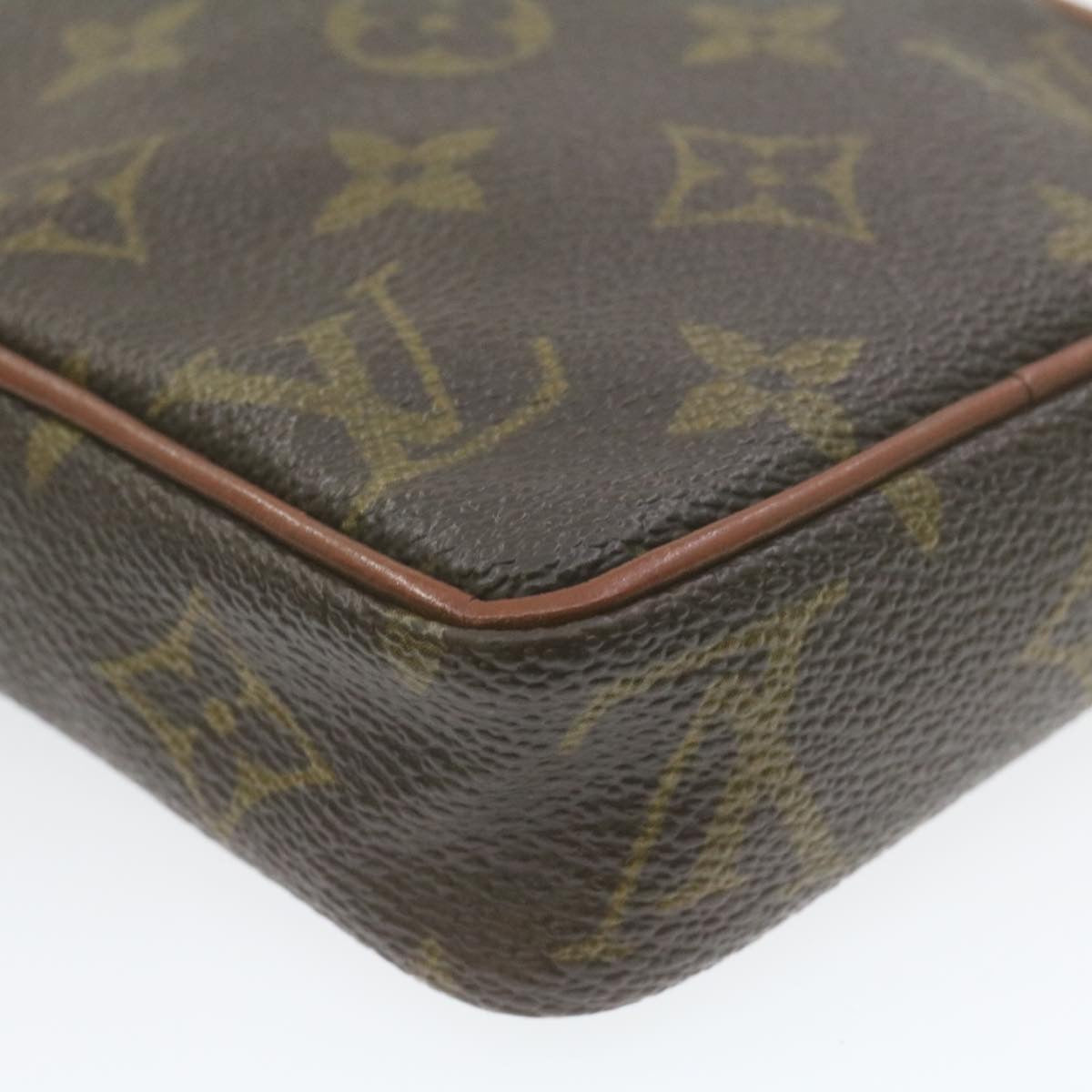 Louis Vuitton  Monogram Mini Poche Shoulder Bag No.202 LV Auth am661g