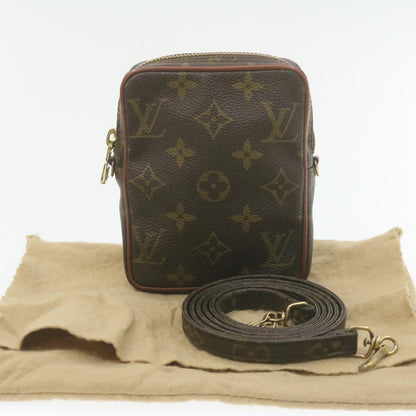 Louis Vuitton  Monogram Mini Poche Shoulder Bag No.202 LV Auth am661g