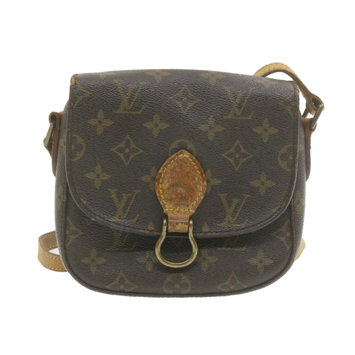 Louis Vuitton  Monogram Saint Cloud PM Shoulder Bag M51244 LV Auth am754g