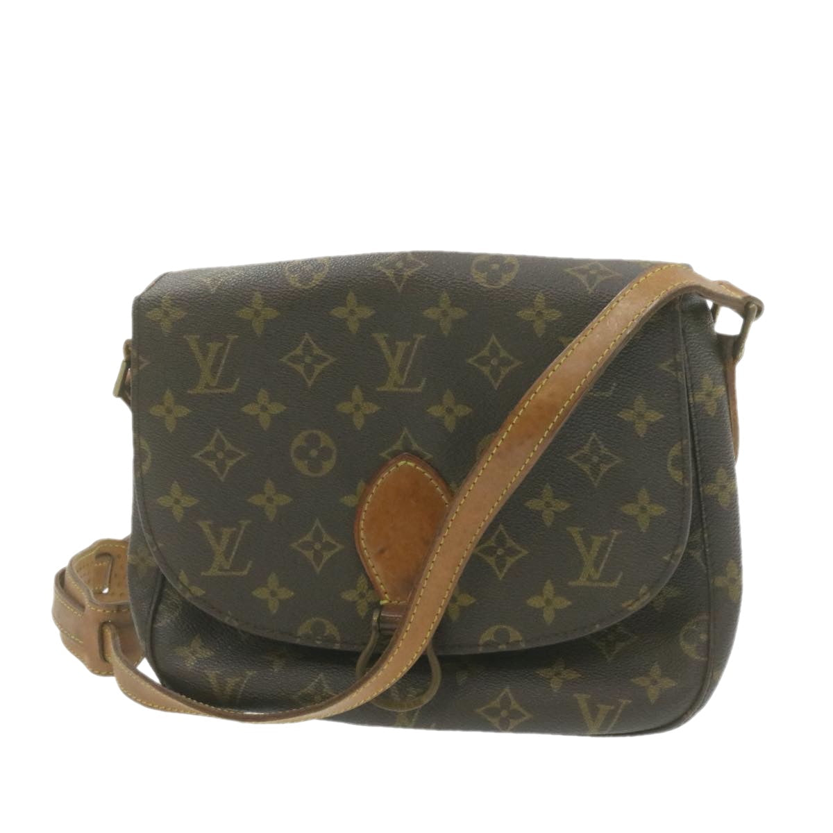 Louis Vuitton  Monogram Saint Cloud GM Shoulder Bag M51242 LV Auth am880g