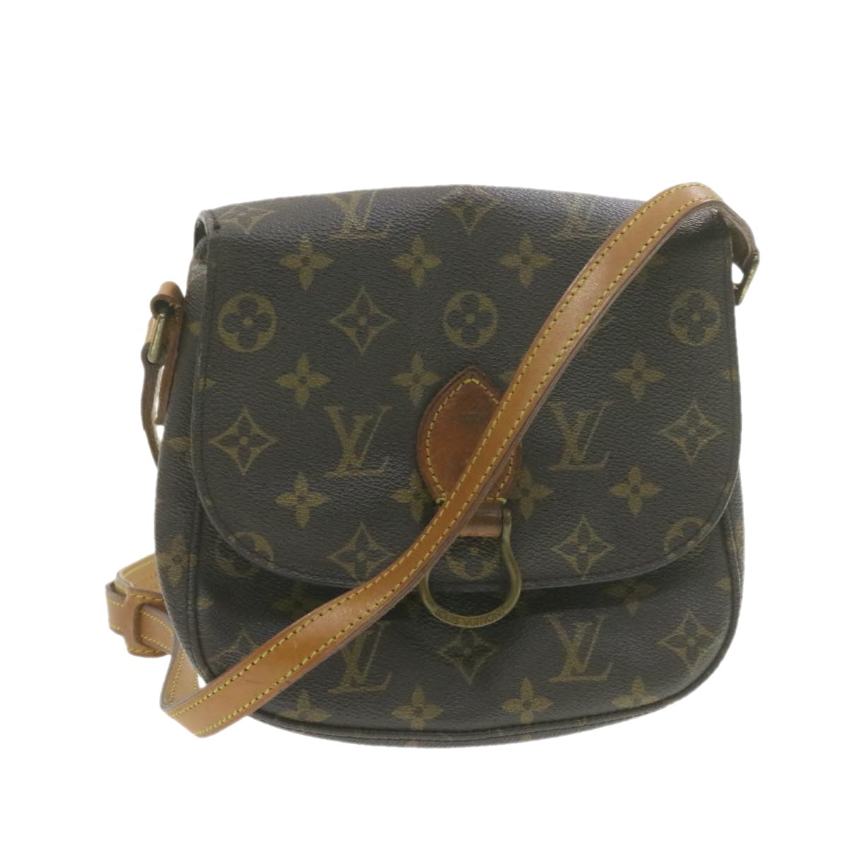 Louis Vuitton  Monogram Saint Cloud MM Shoulder Bag M51243 LV Auth am937g