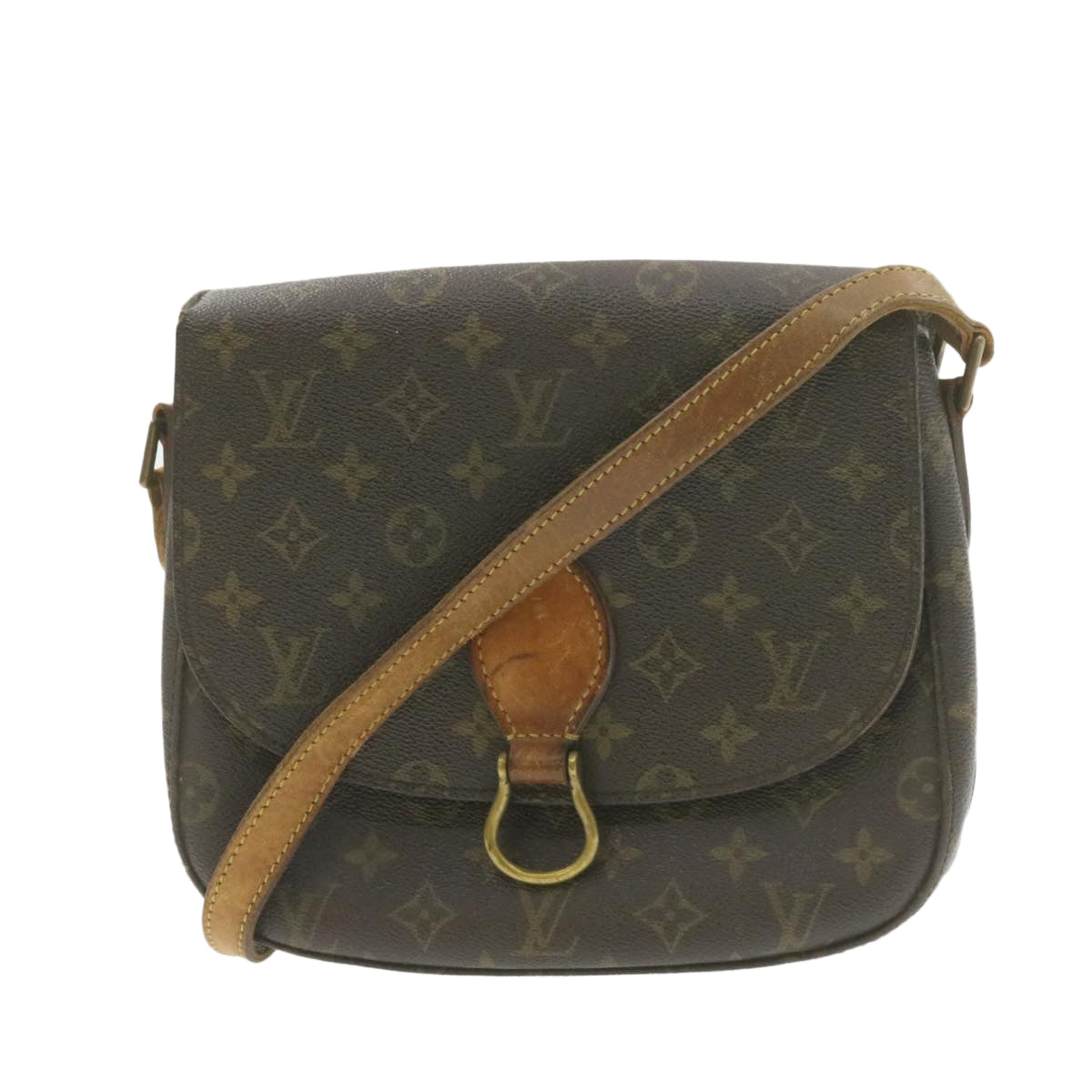 Louis Vuitton  Monogram Saint Cloud GM Shoulder Bag M51242 LV Auth am941g